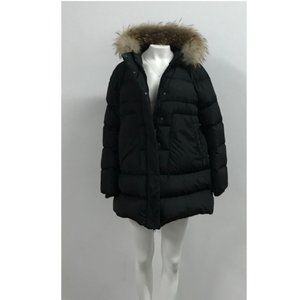ADD - Down Jacket with fur collar Size 12 NWOT